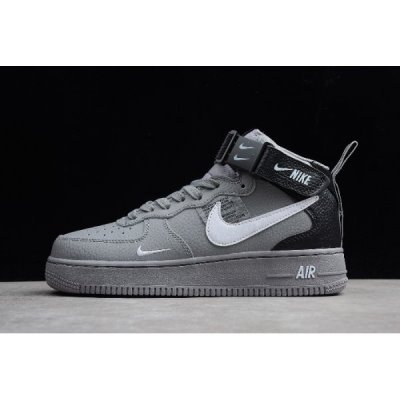 Nike Air Force 1 Af1 Mid '07 Lv8 Wolf Gri / Siyah Kaykay Ayakkabı Türkiye - AFUJW7LC